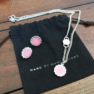 Marc by Marc Jacobs Necklace and Matching Earrings